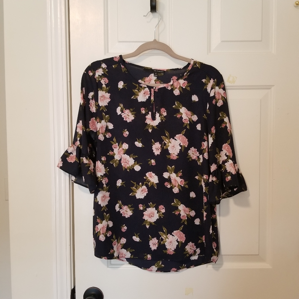 Harve Benard floral blouse